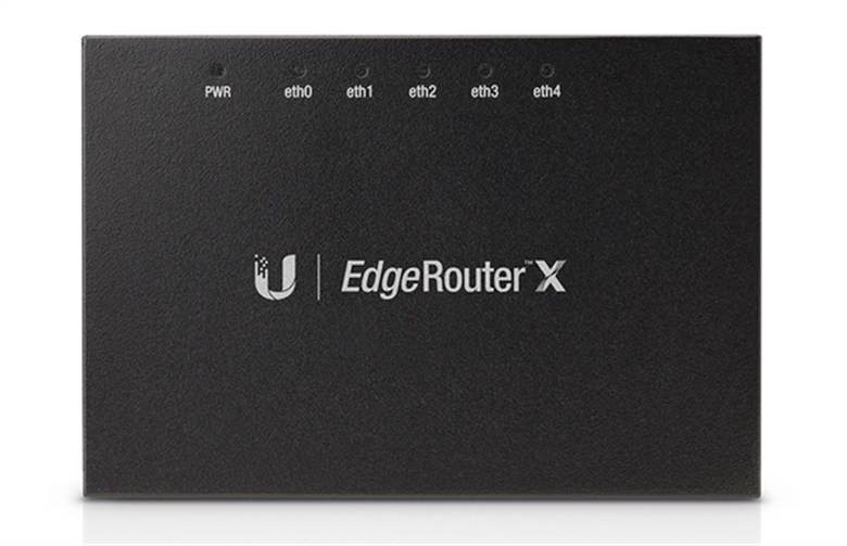 Ubiquiti EdgeRouter x view from above