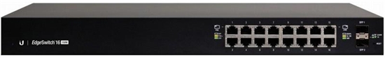 Ubiquiti ES-16-150W Switch Administrable Gigabit Ethernet PoE de 16 Puertos Vista Frontal