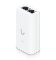 Ubiquiti U-PoE - Gigabit PoE Injector 48V with RJ45 LAN and PoE Output