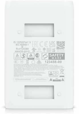 Ubiquiti U-PoE-plus Poe Injector Backside