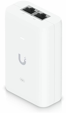 Ubiquiti U-PoE+  - PoE Injector, Up to 30W, 48V, 100-240V, Gigabit LAN Port