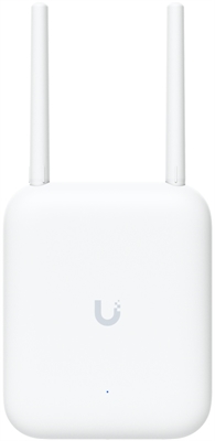 UBIQUITI U7 OUTDOOR FRONT WITH ANTENAS VIEW