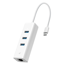 TP-Link UE330C - USB-C Hub, 3 USB 3.0 Ports, Gigabit Ethernet, Up to 5Gbps