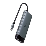 TP-Link UH6120C - Hub USB-C, 6 Puertos, HDMI 4K a 60Hz, Ethernet Gigabit, Power Delivery 100W, USB 3.0