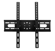Uniview  - Fixed Wall Mount Bracket for CCTV Monitor, 32" to 55", Heavy Duty SGCC Steel, Black