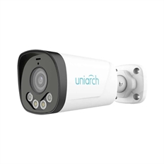 Uniarch UN-IPC-B233-APF40W - 3MP IP Bullet Security Camera, 4.0mm Fixed Lens, Smart Dual Light, 50m IR, Built-in Microphone, PoE, IP67