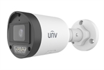 Uniview Easy Series  - IP Bullet Camera For Indoors and Outdoors, 4MP, Smart Dual-Light, Built-in Mic, 30m IR/White Light, Manual Angle Adjustment