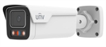 Uniview UN-IPC2B14SS-ADF28KMC-I1 - Cámara de Seguridad IP Tipo Bala, 4MP, Lente 2.8mm Gran Angular 102, Luz Dual e IR 40m, Micrófono y Altavoz, Tri-Guard, PoE, IP67