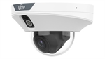 Uniview IPC312LP-ADF20KC-DL - 2MP IP Dome Camera, Dual Light Active Deterrence, 2.0mm Lens, Built-in Microphone and Speaker, Two-Way Audio, PoE, MicroSD 512GB