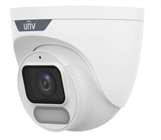 Uniview IPC3624LE-ADF28K-WP - 4MP IP Turret Camera, ColorHunter Wise-ISP, 2.8mm Fixed Lens, Built-in Microphone, 30m Warm Light, PoE, IP67