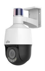 Uniview OwlView PTZ Series - 4MP Network PTZ Camera, 5X Optical Zoom, ColorHunter with Wise-ISP, 40m Warm Light, Two-Way Audio, PoE+, IP66
