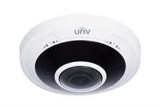 Uniview Prime I Series - 5MP Fixed Fisheye Network Camera, 360 Panoramic View, Built-in Dual Microphones, Two-Way Audio, PoE, IK10, IP66