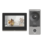 UNV KIT/201S/372S - Kit Videoportero  Villa, Pantalla Táctil 7", Wi-Fi, PoE, Lector Tarjetas IC