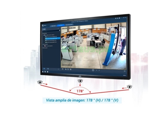 UN-MW3243-F-V2 Monitor-LED-Profesional-4K-UHD-43-Pulgadas-Vista-Lateral