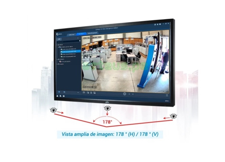 UN-MW3243-F-V2 Monitor-LED-Profesional-4K-UHD-43-Pulgadas-Vista-Lateral