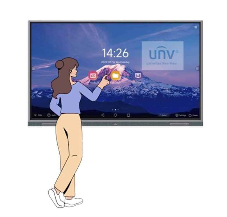UN-MW3575-U-X 75-Inch Smart Interactive Display-View in Use