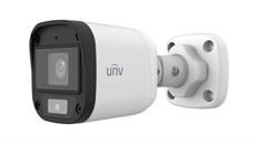Uniview UAC-B112-AF28-W - 2MP ColorHunter Fixed Bullet Analog Camera, 2.8mm Lens, 20m White Light, Built-in Microphone, IP67