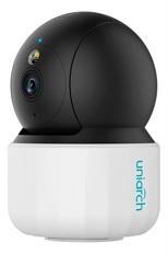 Uniarch Uho-S3E-M5TD - 5MP Indoor PT Wi-Fi IP Security Camera, Fixed 4mm Lens, 10m IR, 10m Warm Light, Two-Way Audio, 512GB MicroSD