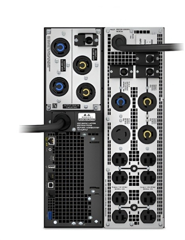 Smart-UPS SRT 5000 VA Unit - Rear View
