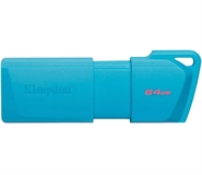 Kingston DataTraveler Exodia M - Unidad Flash USB, 64GB, USB 3.2 Gen 1, Tipo-A, Azul Neon