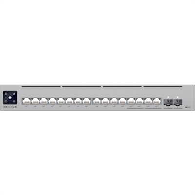 USW PRO MAX 16 POE VISTA FRONTAL