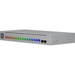 Ubiquiti Pro Max USW-16-POE Switch Administrable Gigabit PoE+, 16 Puertos, 62Gbps