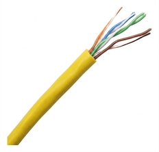 Leviton UTP6M-MYB - Cable UTP CAT 6, 305m, 23AWG, CM, Amarillo, Caja Pull Box