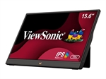 ViewSonic VA1653 - Monitor Portátil, 15.6", FHD, 1920 x 1080p, IPS LED, 16:9, Tiempo de Refresco 60Hz, Mini HDMI, USB Tipo-C, Negro
