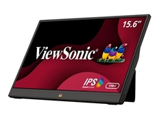 ViewSonic VA1653 - Monitor Portátil, 15.6", FHD, 1920 x 1080p, IPS LED, 16:9, Tiempo de Refresco 60Hz, Mini HDMI, USB Tipo-C, Negro