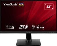 Viewsonic VA2214-H - Monitor, 22", Full HD 1920 x 1080, IPS, 16:9, Tiempo de Refresco 100Hz, VGA, HDMI, Negro