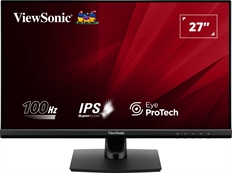 ViewSonic VA2714-H - Monitor, 27", Full HD 1920 x 1080, IPS, 16:9, 100Hz Refresh Rate, VGA, HDMI, Black