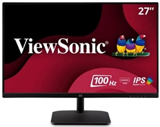 ViewSonic VA2735-H - Monitor, 27", FHD 1980 x 1080p, MVA LED, 16:9, 60Hz Refresh Rate, VGA, HDMI, Black