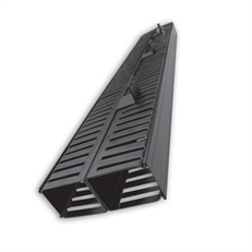 Quest Manufacturing  - Finger-Duct Cable Manager for Floor Enclosure, 1.83m Height, 100 Cable Capacity, Removable PVC Cover