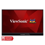 ViewSonic VG1655  - Monitor, 15.6", Full HD 1920x1080p, IPS LED, 16:9, 60Hz Refresh Rate, Mini-HDMI, Speakers, Silver