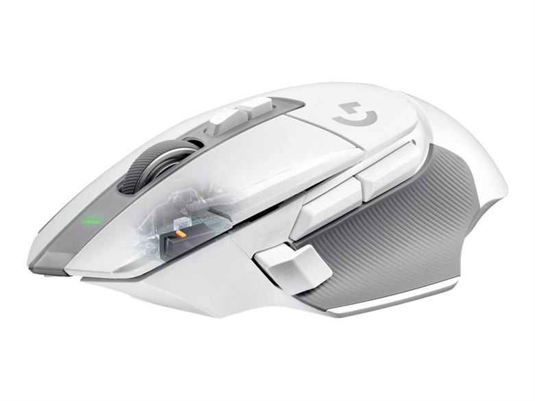 Vista Blanca Lateral Logitech G502 X LIGHTSPEED