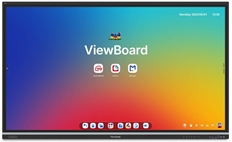 ViewSonic  - IFP7551 - ViewSonic ViewBoard de 75", 4K interactivo, panel plano con Android 14 EDLA, 16 GB de RAM, 128 GB de almacenamiento