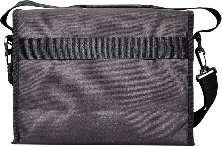 ViewSonic - Projector Carrying Case - Matte Black Hairline - Back - View