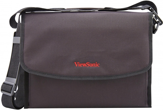 ViewSonic - Projector Carrying Case - Matte Black Hairline - Front - View