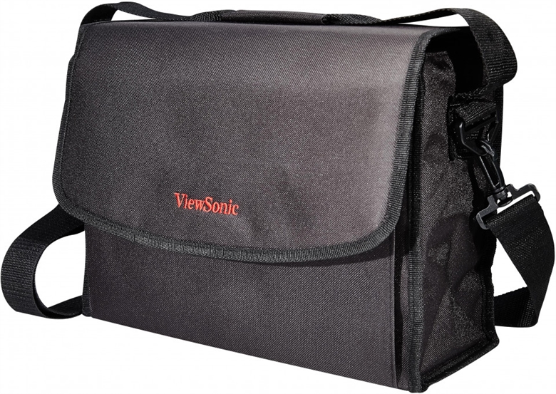 ViewSonic - Projector Carrying Case - Matte Black Hairline - Left - View