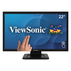 Viewsonic TD2210 - Monitor, 21.5", FHD 1920 x 1080p, TN LED, 16:9, Tiempo de Refresco 60Hz, VGA, DVI, USB, Negro