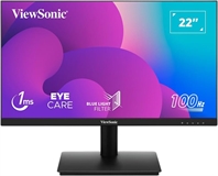 Viewsonic VA220-H  - Monitor, 22", Full HD 1920x1080, VA, 16:9, 100Hz Refresh Rate, VGA, HDMI, Black