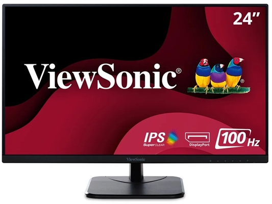 Vista frontal del Viewsonic VA2456A-MHD