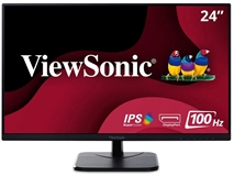 Viewsonic VA2456A-MHD - Monitor, 24", FHD 1920x1080p, IPS, 16:9, 120Hz Refresh Rate, DisplayPort, HDMI, VGA, With Speakers, Black
