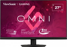 Viewsonic VX2716  - Gaming Monitor, 27", Full HD 1920x1080, IPS LED, 16:9, 100Hz Refresh Rate, DisplayPort, HDMI, Display Port, Speakers, Black