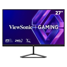 ViewSonic VX2779  - Gaming Monitor, 27", FHD 1920 x 1080p, IPS LED, 16:9, 240Hz Refresh Rate, HDMI, Display Port, Black