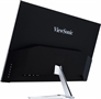 Viewsonic VX3276MHD Monitor 32 FHD 1920 x 1080 IPS 16 9 75Hz Refresh Rate DisplayPort HDMI Black and Silver View Rear Tilt