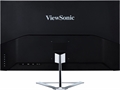 Viewsonic VX3276MHD Monitor 32 FHD 1920 x 1080 IPS 16 9 75Hz Refresh Rate DisplayPort HDMI Black and Silver View Rear
