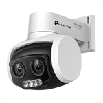 TP-Link VIGI C540V - 4MP Dual-Lens PT Network Camera, 3x Zoom, 24/7 Full-Color Night Vision, Human and Vehicle Detection, IP66