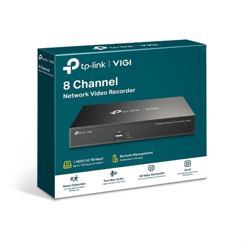 VIGI NVR1008H 8-Channel Network Video Recorder-Box View