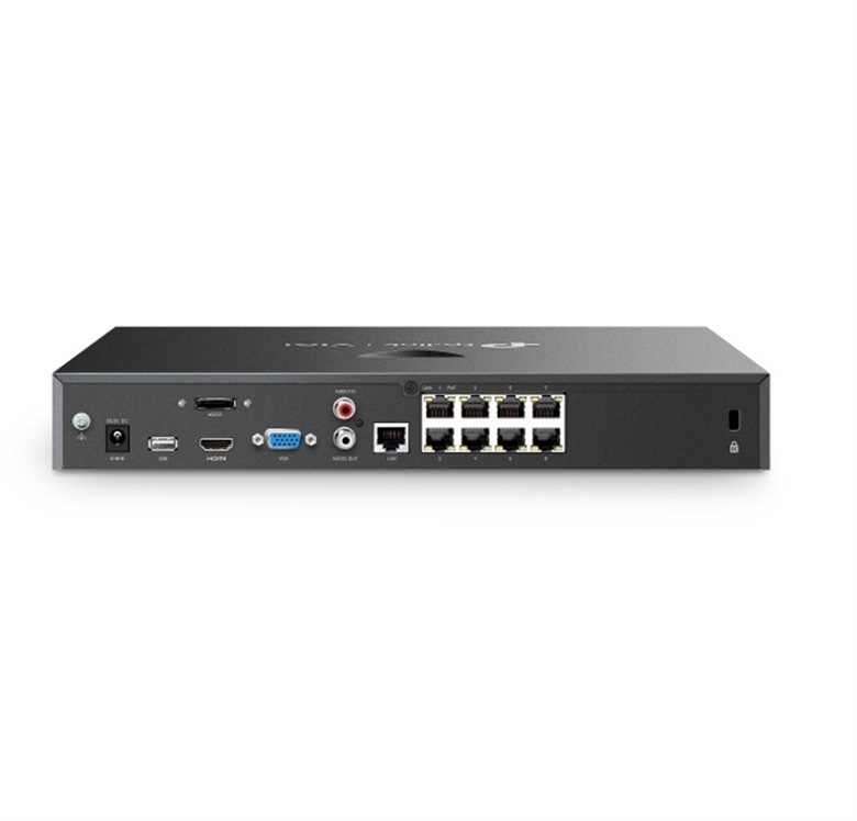 VIGI NVR1008H-8P 8-Channel PoE Network Video Recorder-back View